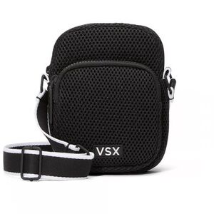 VSX Black Belt Bag with Mesh Design